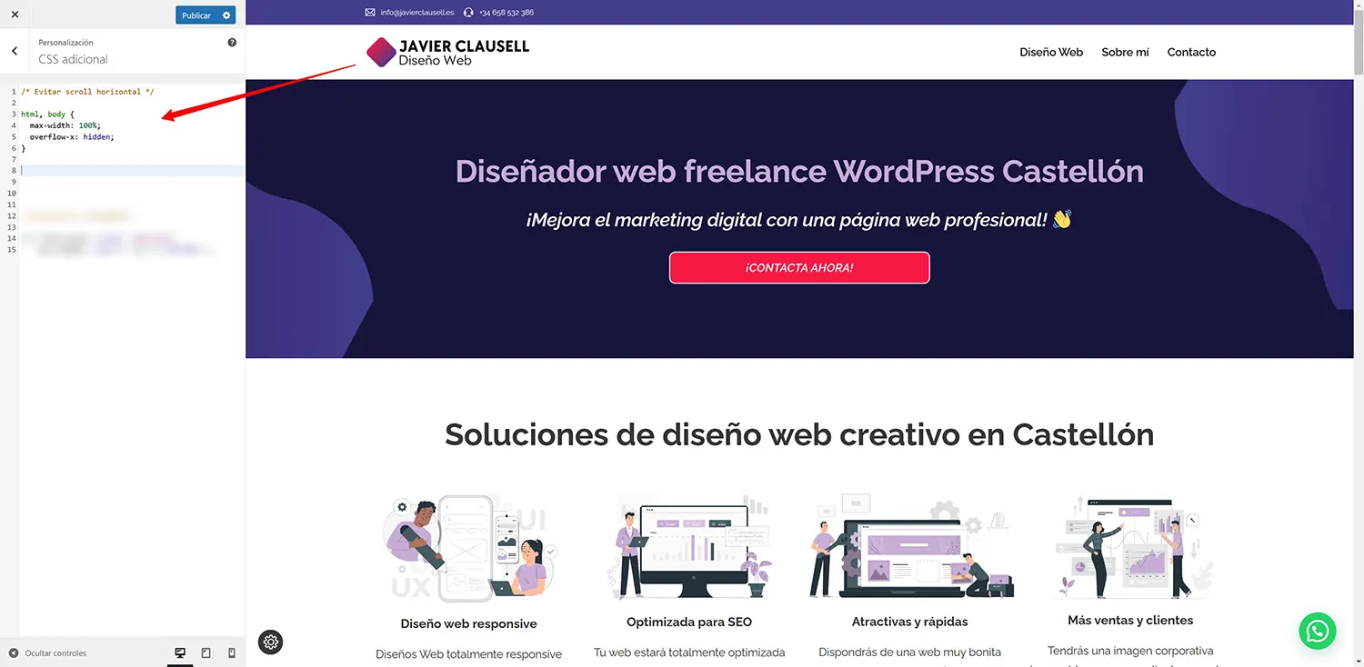 anadiendo-codigo-css-eliminar-scroll-horizontal